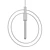 Elegant Aged Brass Pendant Light 3D model small image 2