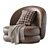Contemporary Comfort: Modern Armchair 3D model small image 2