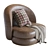 Contemporary Comfort: Modern Armchair 3D model small image 3