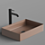 Elegant Rectangular Sink and Stylish Faucet 3D model small image 3