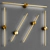 ION Rod Lamps: Sleek Wall-Mounted Illumination 3D model small image 2
