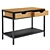 Industrial Wood/Metal Kitchen Furniture 3D model small image 11