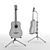 Veston F-38 Acoustic Guitar 3D model small image 4