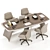 Modern Gramy Conference Table 3D model small image 1