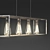 Industrial Silver Metal Ceiling Light 3D model small image 3