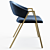 Elegant Richfield Dining Chair 3D model small image 2