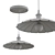 Vintage Scalloped Industrial Pendant 3D model small image 2