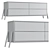 Modern TV Stand TSD4 - Sleek Design & Ample Storage 3D model small image 4