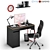 Pink iMac: Stylish and Powerful Workstation 3D model small image 1