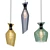 Elegant LED Glass Pendant: Malvasia 3D model small image 1