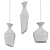 Elegant LED Glass Pendant: Malvasia 3D model small image 2