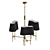 Elegant Flow Decor Seymour Chandelier 3D model small image 2