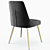 Elegant Ellenberger Velvet Chair 3D model small image 3