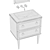 MIA ITALIA TORINO Washbasin Set 3D model small image 5