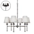 Elegant Gramercy Gwyneth Chandelier 3D model small image 1