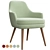 Elegant Walter Knoll 375 Chair 3D model small image 8