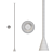 Lampatron FALD B: Stylish Tube Lamp 3D model small image 5