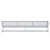 Elegant Golden Steel TV Stand 3D model small image 4