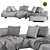 Happy Air Sofa: Comfortable and Stylish IQ Furniture 3D model small image 1