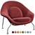 Womb Chair and Ottoman: Comfort Meets Style 3D model small image 3