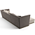Elegant Fendi Casa Borromini Sofa 3D model small image 3