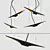 Innovative 60cm Creative Lighting 3D model small image 1
