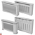 Elegant Radiator Screen Set 3D model small image 2