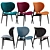 Alma Leather Chair: Sophisticated Comfort for Your Space 3D model small image 2