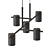 Sleek Hanging Lamp - Lampatron LARS 3D model small image 3