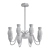 Modern Industrial Hanging Pendant 3D model small image 2