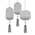 Elegant Scarletta Tassel Pendant 3D model small image 2