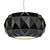 Sleek Glass Pendant Lamp 3D model small image 1