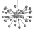 Impulse Modern Chandelier 3D model small image 2