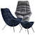 Lulea Armchair: Stylish, Comfortable, and Versatile 3D model small image 2