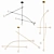 Elegant Tempo 8' Chandelier 3D model small image 5