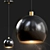 Sleek Design Lamp: VOLL ONE 3D model small image 3