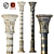 Elegant Classic Column in Two Colors 3D model small image 1