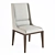 Elegant Dorian Dining Chair 3D model small image 1