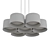Elegant Marimba Pendant Light 3D model small image 2