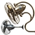 Art Nouveau Oscillating Wall Fan 3D model small image 2