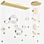 Modern LED Abacus Pendant & Linear Suspension 3D model small image 5