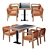 Café Seating Set: Berba Chairs & Table 3D model small image 1