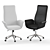 Modern High Back Leather Office Chair 3D model small image 3