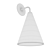 Elegant Plaster Cone Wall Light 3D model small image 2