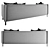 Sleek Contemporary Sofa 3D model small image 2
