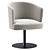 Revy Velvet Office Chair 3D model small image 4