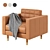 Cozy Three-Color Armchair by IKEA 3D model small image 7