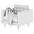 Cozy Three-Color Armchair by IKEA 3D model small image 6
