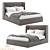 OM Marseille: Sleek and Stylish Bed! 3D model small image 1