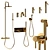 Paffoni Light Set 2 | Adjustable Shower Hose 3D model small image 9